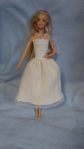Barbie kleid vintage landhaus - kleid,