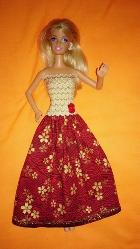 Barbie glitzer puppen kleid - glitzer,