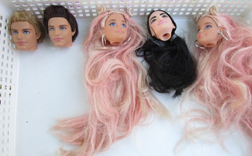 Barbie köpfe von - , vintage