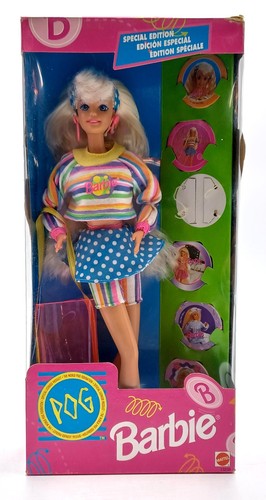 1994 pog fun barbie puppe - pog,