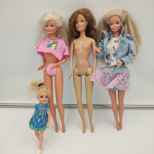 Mattel barbie puppen - 4x,