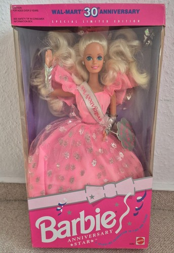 Barbie anniversary star - barbie, 1992