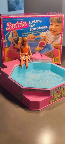 Barbie bubbling spa whirlpool - barbie,