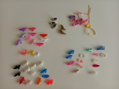 Barbie vintage schuhe einzelne - vintage,