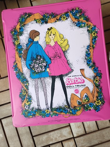 Vintage barbie doll trunk - doll,