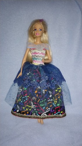 Barbie kleid puppen - kleid, glitzer