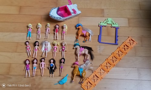Puppen set mit - zubehör, mattel