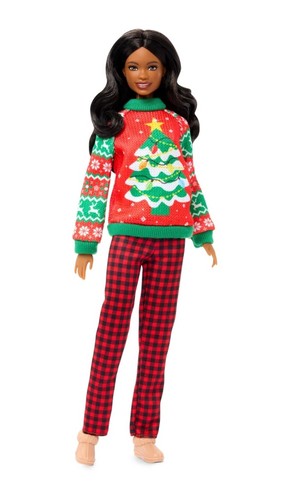 Barbie holiday sweater doll - ✅barbie,