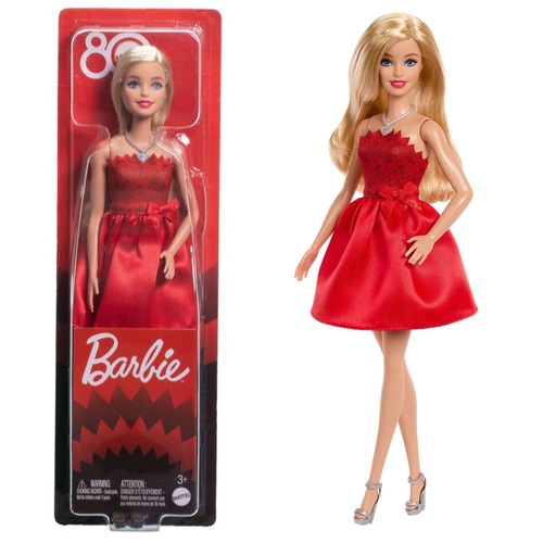 Rubinrote barbie puppe - rubinrote, |