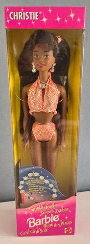 Barbie sparkle beach christie - beach,